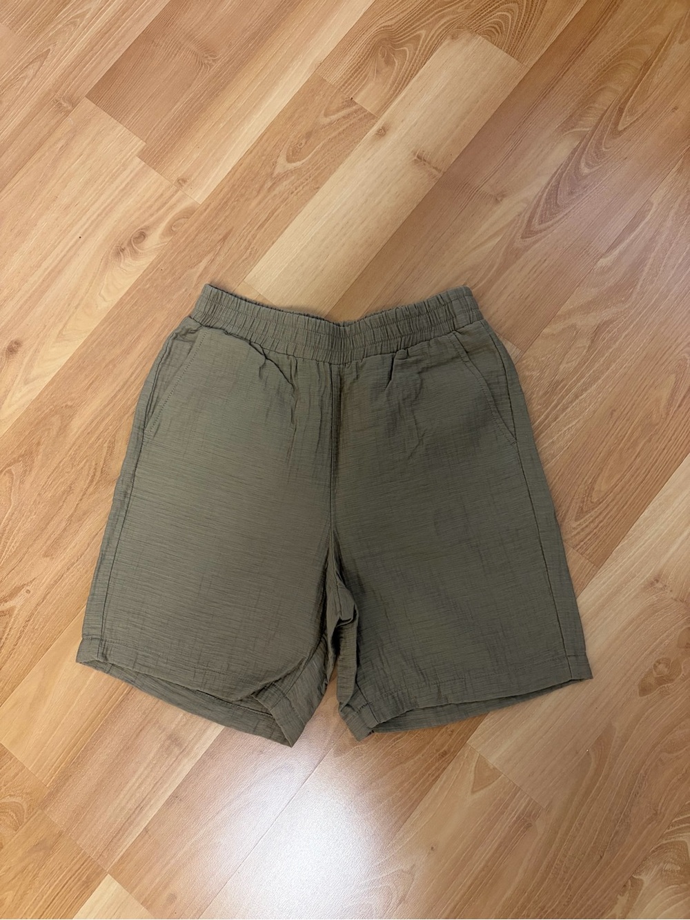 Khaki Lightweight Cotton Shorts